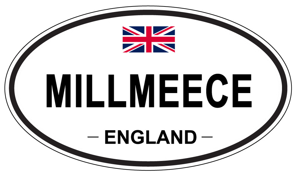 MILLMEECE, England - Oval Magnet