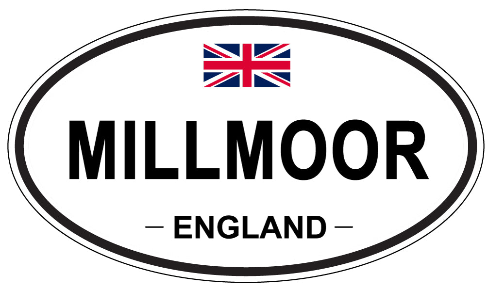 MILLMOOR, England - Oval Magnet