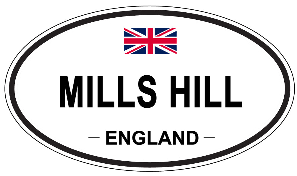 MILLS HILL, England - Oval Magnet