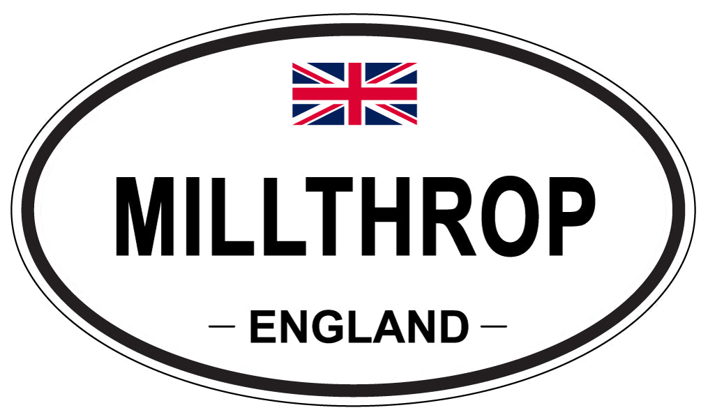 MILLTHROP, England - Oval Magnet