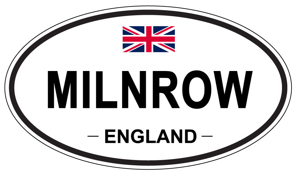 MILNROW, England - Oval Magnet