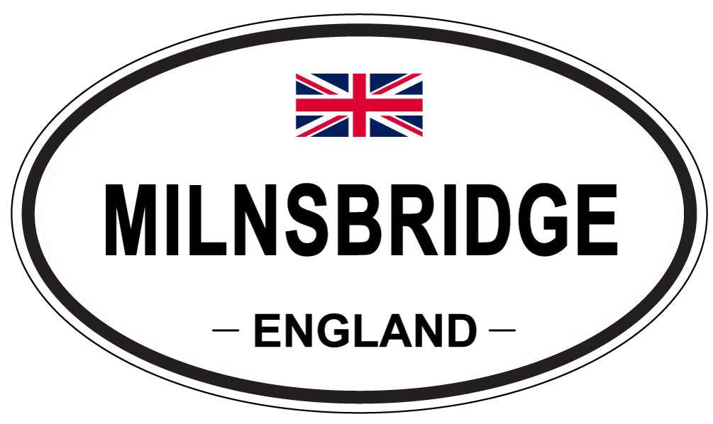 MILNSBRIDGE, England - Oval Magnet