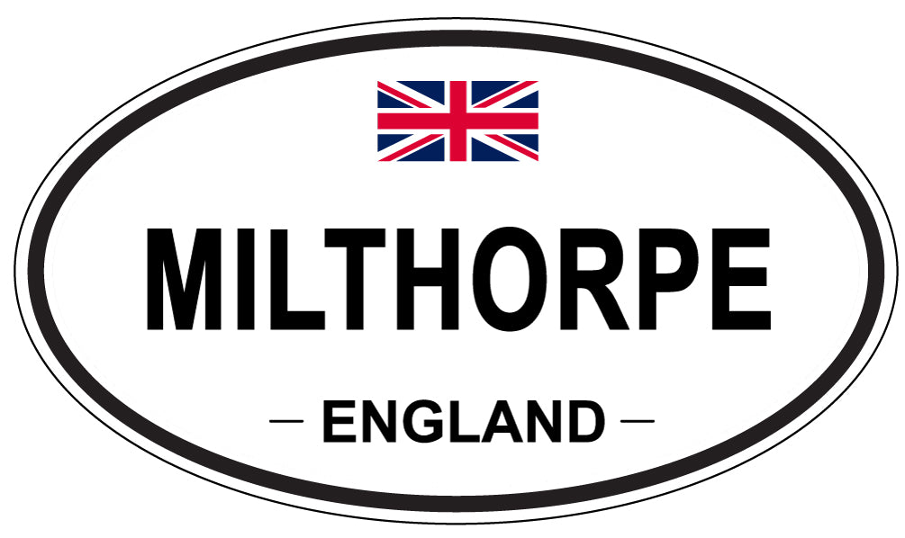 MILTHORPE, England - Oval Magnet
