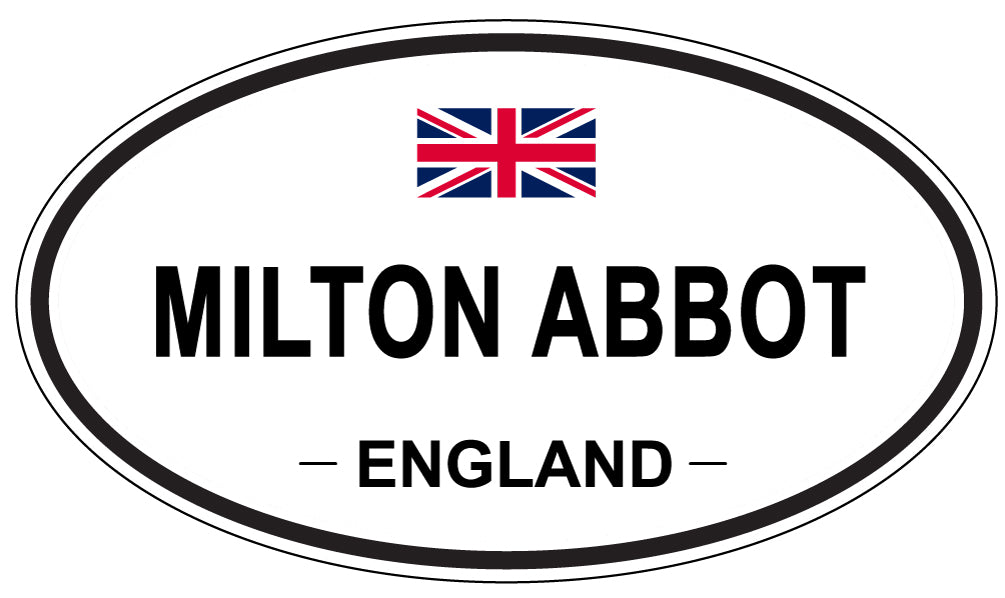 MILTON ABBOT, England - Oval Magnet