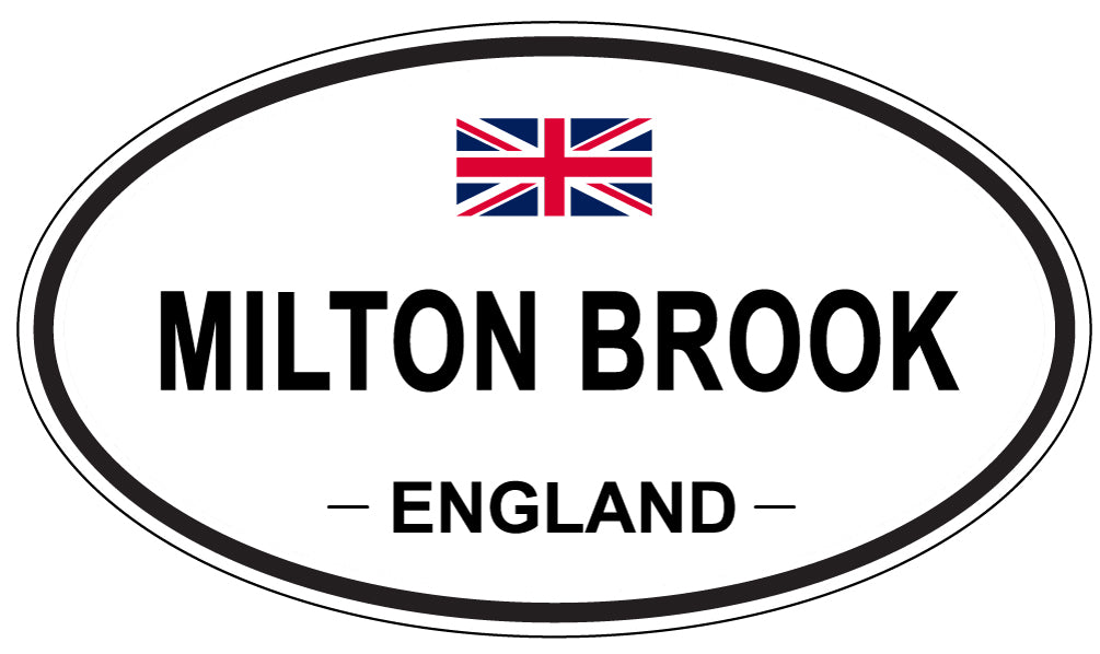 MILTON BROOK, England - Oval Magnet