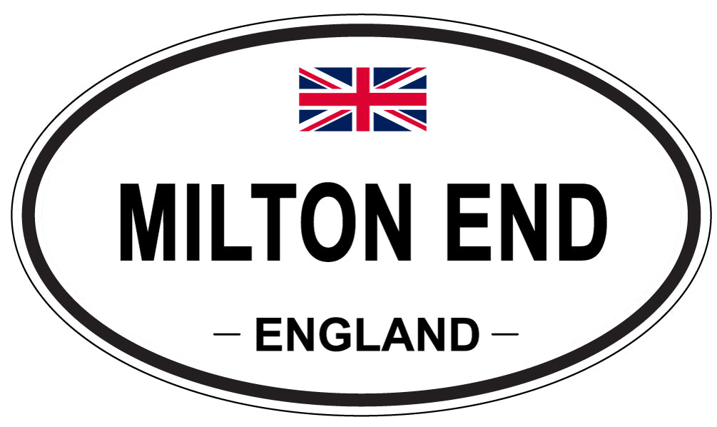 MILTON END, England - Oval Magnet