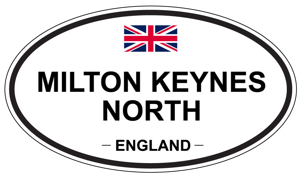 MILTON KEYNES NORTH, England - Oval Magnet