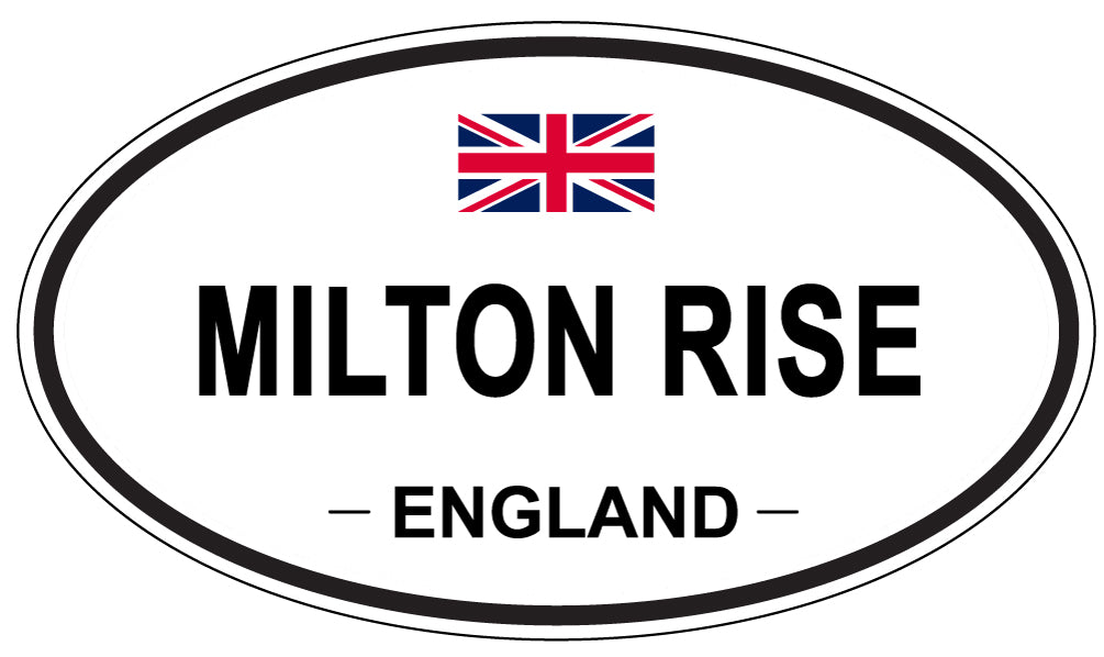 MILTON RISE, England - Oval Magnet