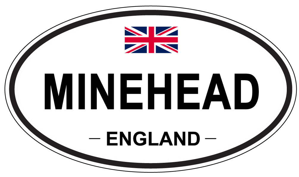 MINEHEAD, England - Oval Magnet