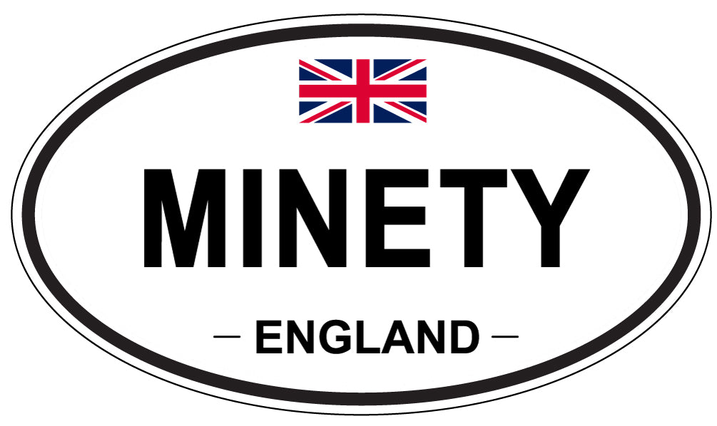 MINETY, England - Oval Magnet
