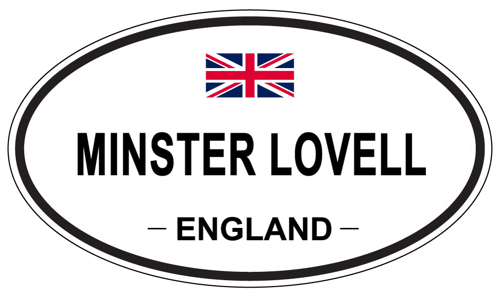 MINSTER LOVELL, England - Oval Magnet