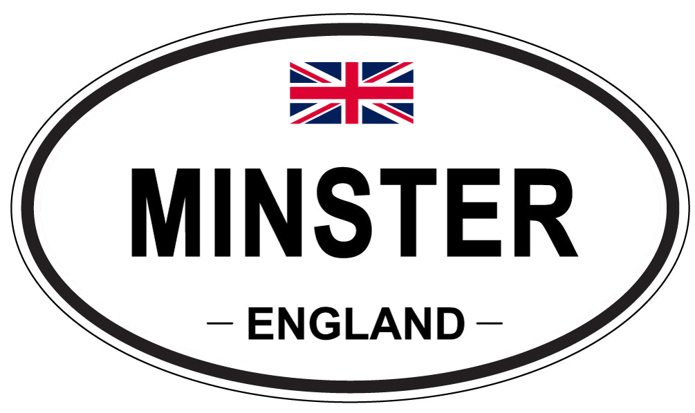 MINSTER, England - Oval Magnet