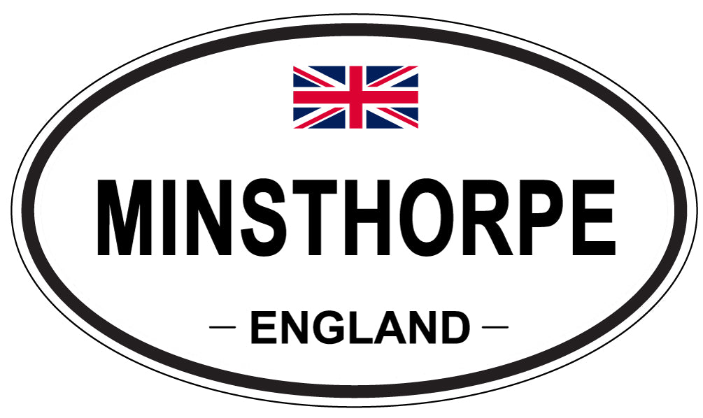 MINSTHORPE, England - Oval Magnet