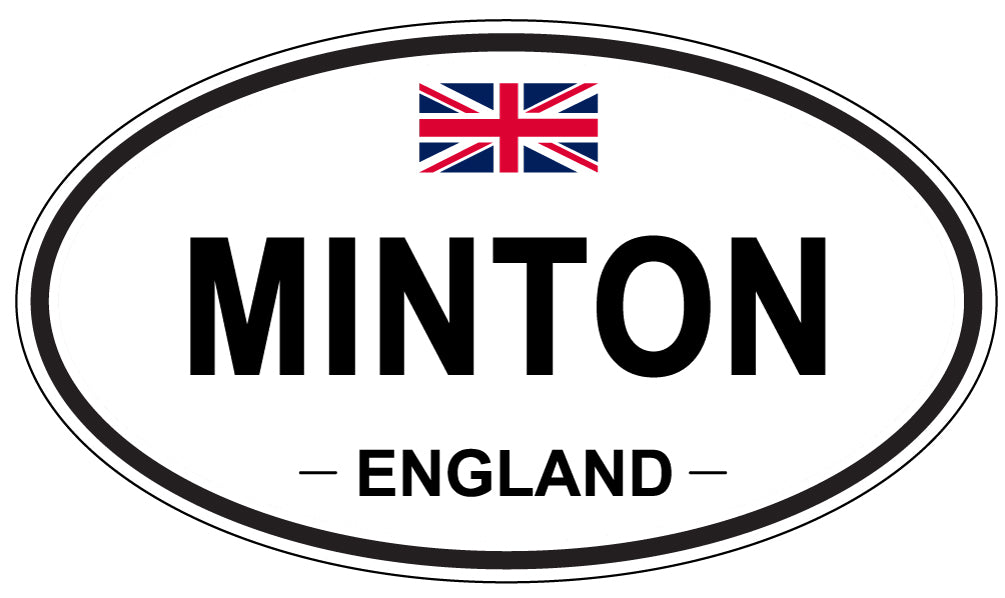 MINTON, England - Oval Magnet