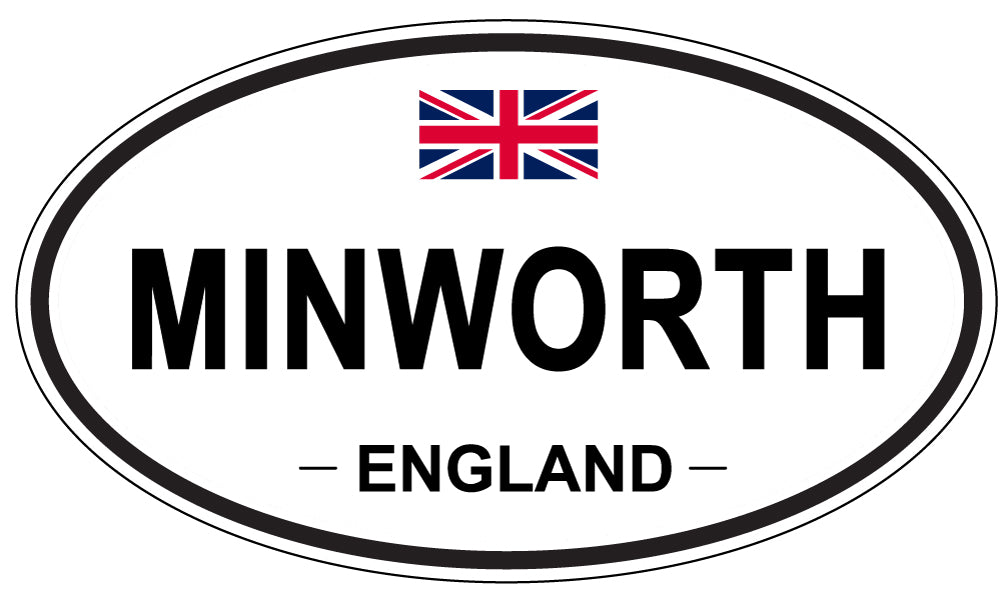 MINWORTH, England - Oval Magnet