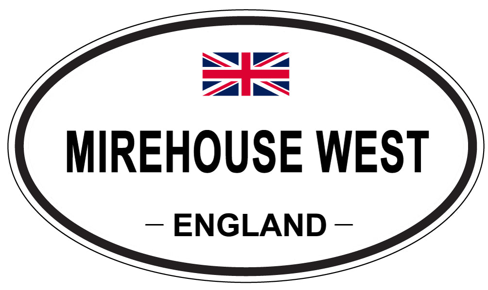 MIREHOUSE WEST, England - Oval Magnet