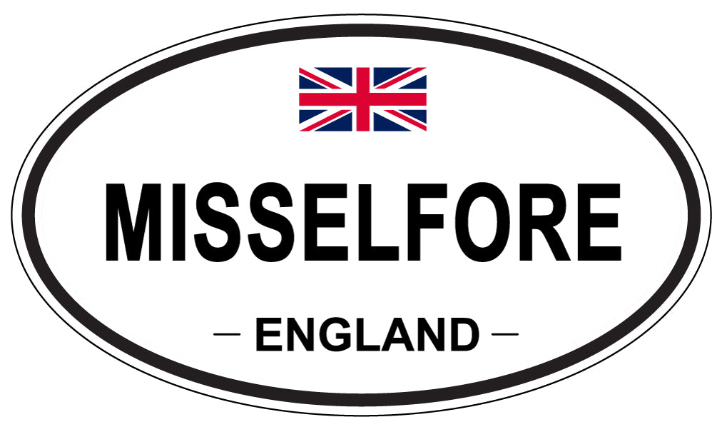 MISSELFORE, England - Oval Magnet