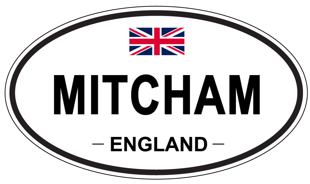 MITCHAM, England - Oval Magnet