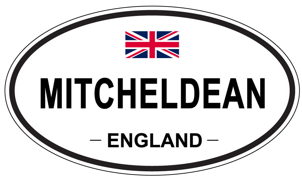 MITCHELDEAN, ENGLAND - Oval Sticker
