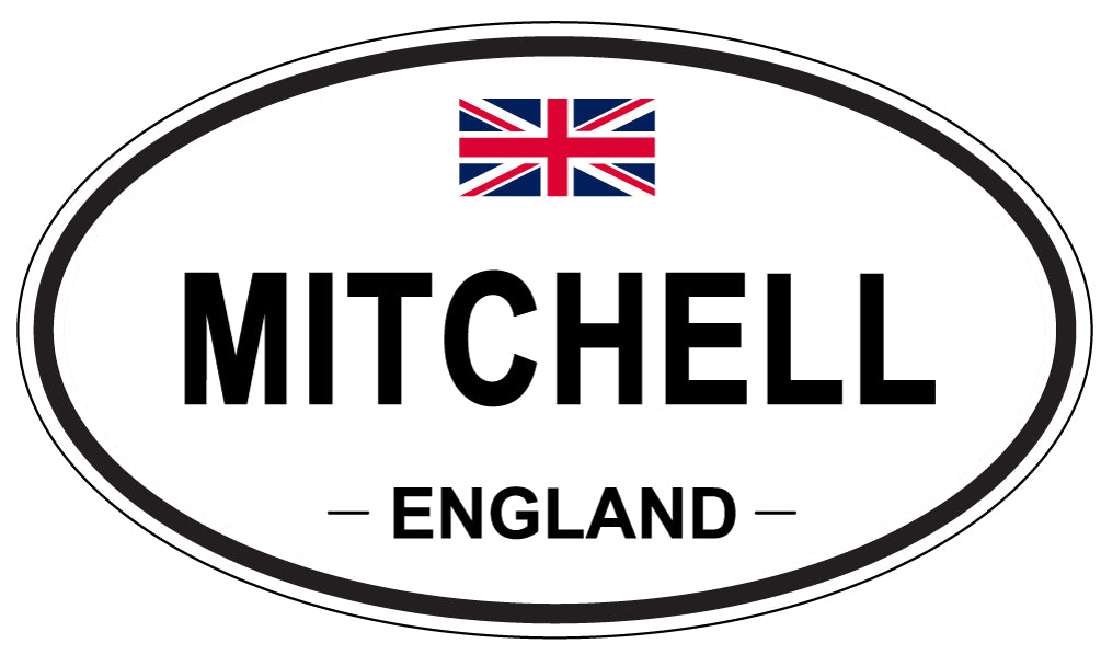 MITCHELL, England - Oval Magnet