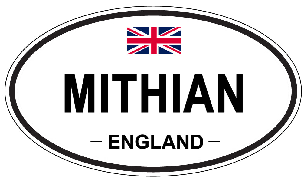MITHIAN, England - Oval Magnet