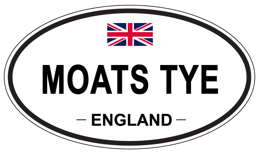 MOATS TYE, England - Oval Magnet