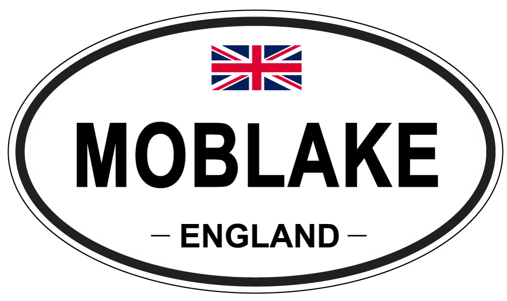 MOBLAKE, ENGLAND - Oval Sticker