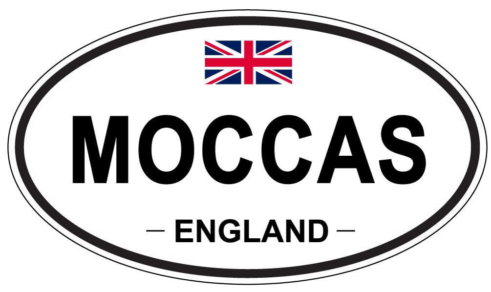 MOCCAS, England - Oval Magnet