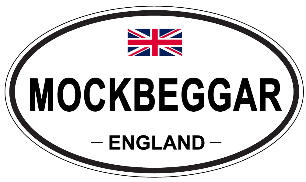 MOCKBEGGAR, England - Oval Magnet