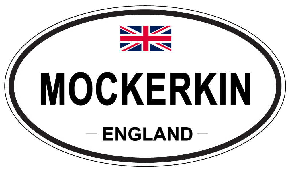 MOCKERKIN, England - Oval Magnet