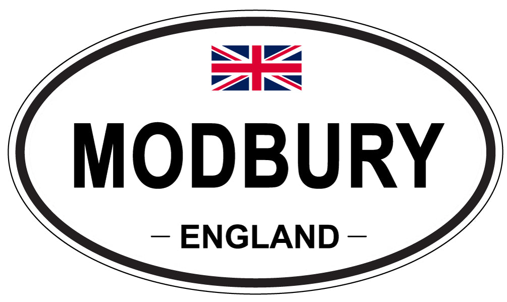MODBURY, England - Oval Magnet