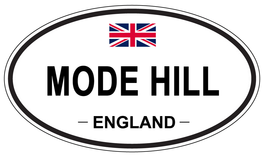 MODE HILL, England - Oval Magnet