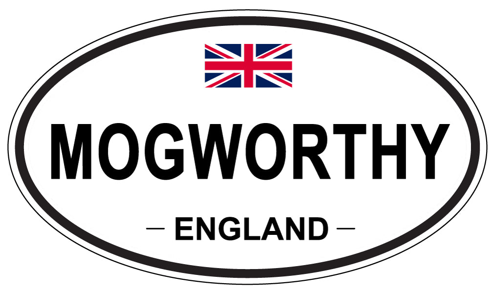MOGWORTHY, England - Oval Magnet