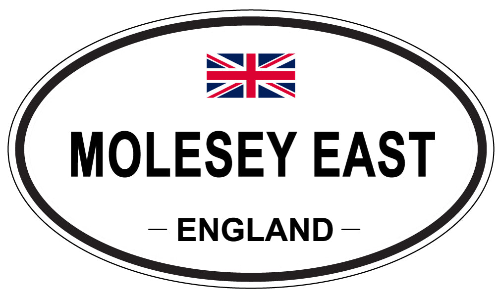MOLESEY EAST, England - Oval Magnet