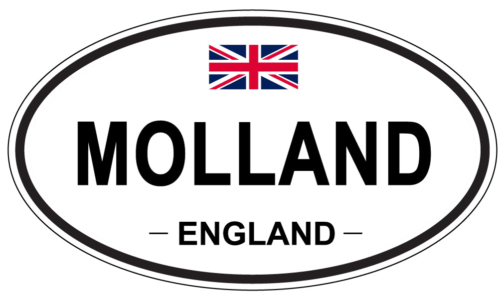 MOLLAND, England - Oval Magnet