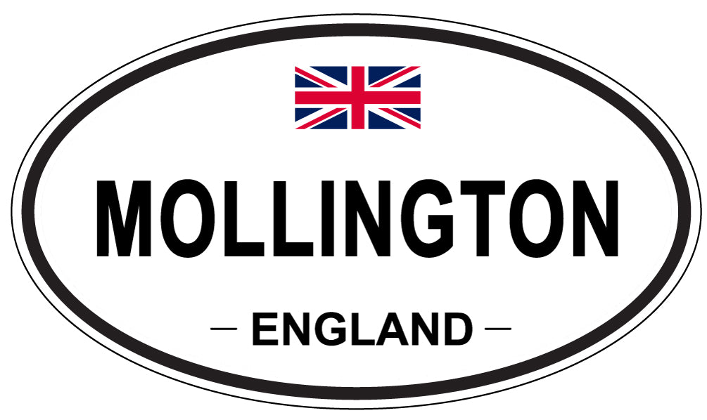 MOLLINGTON, England - Oval Magnet
