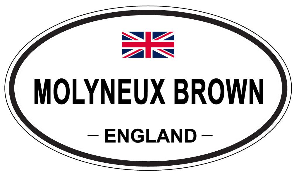 MOLYNEUX BROWN, England - Oval Magnet