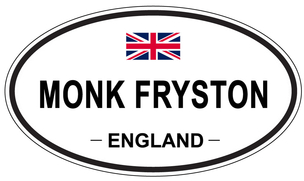 MONK FRYSTON, England - Oval Magnet