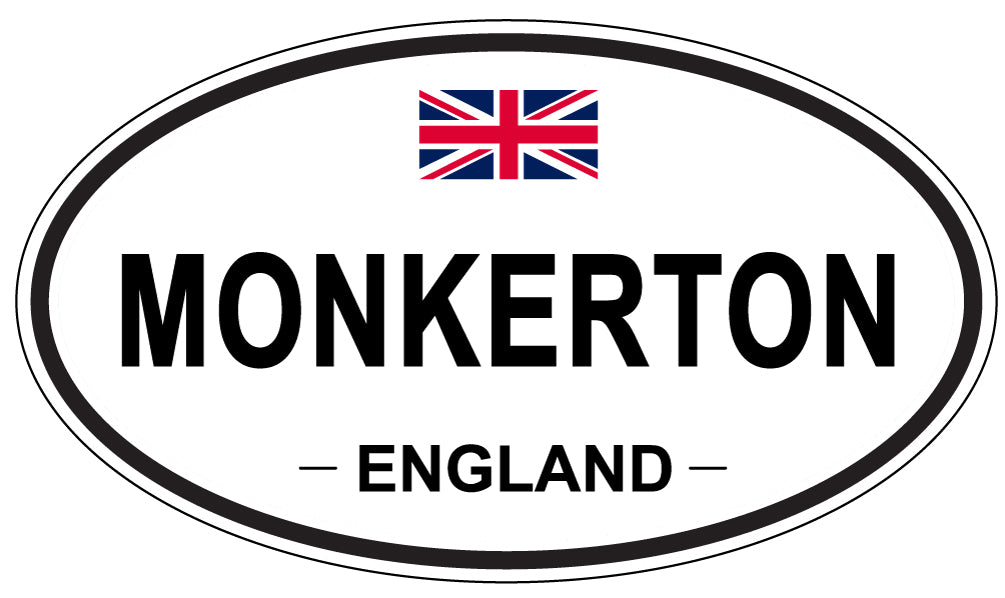MONKERTON, England - Oval Magnet