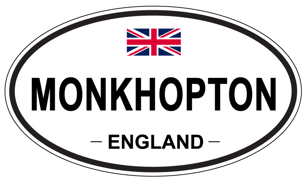MONKHOPTON, England - Oval Magnet