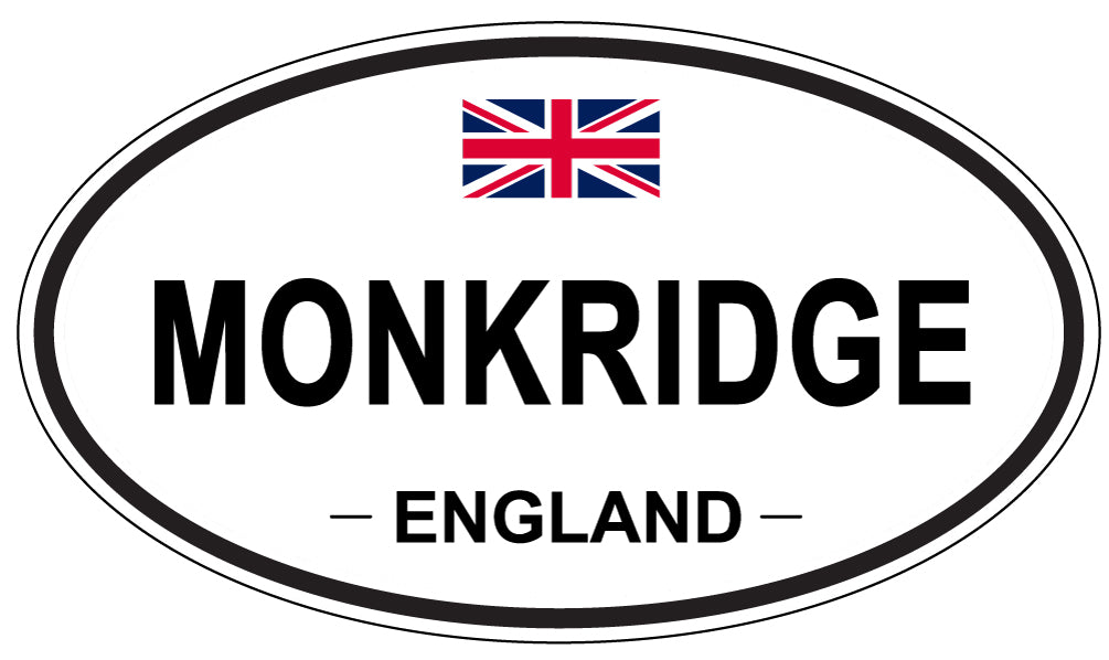MONKRIDGE, England - Oval Magnet