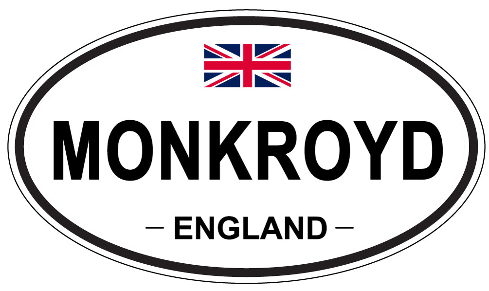 MONKROYD, England - Oval Magnet