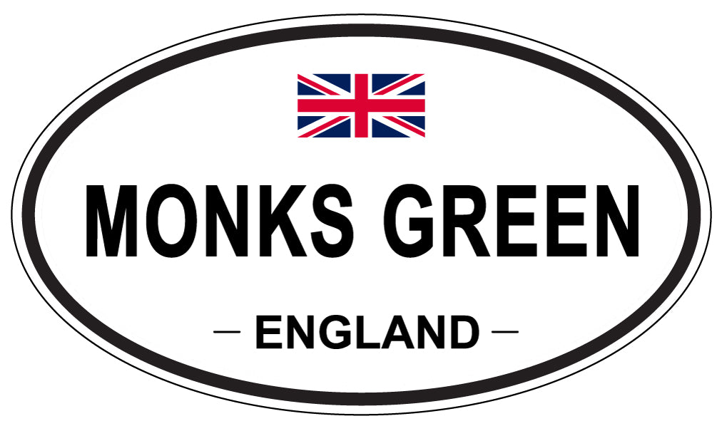MONKS GREEN, England - Oval Magnet
