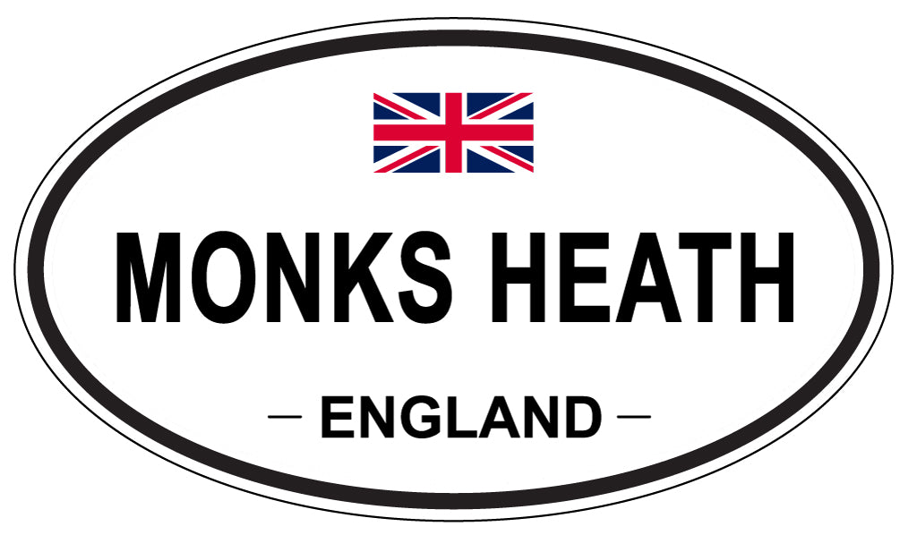 MONKS HEATH, England - Oval Magnet