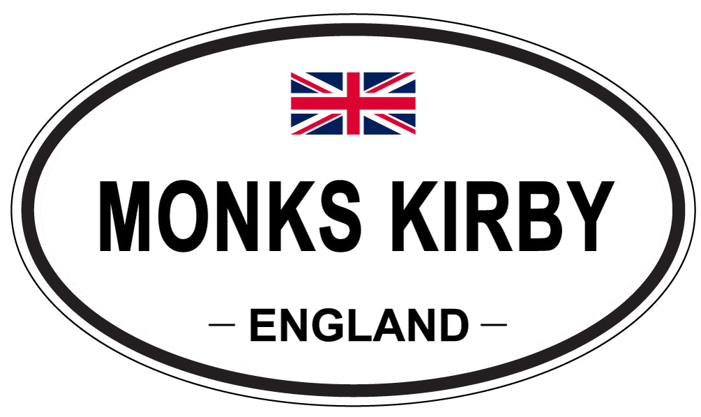 MONKS KIRBY, England - Oval Magnet
