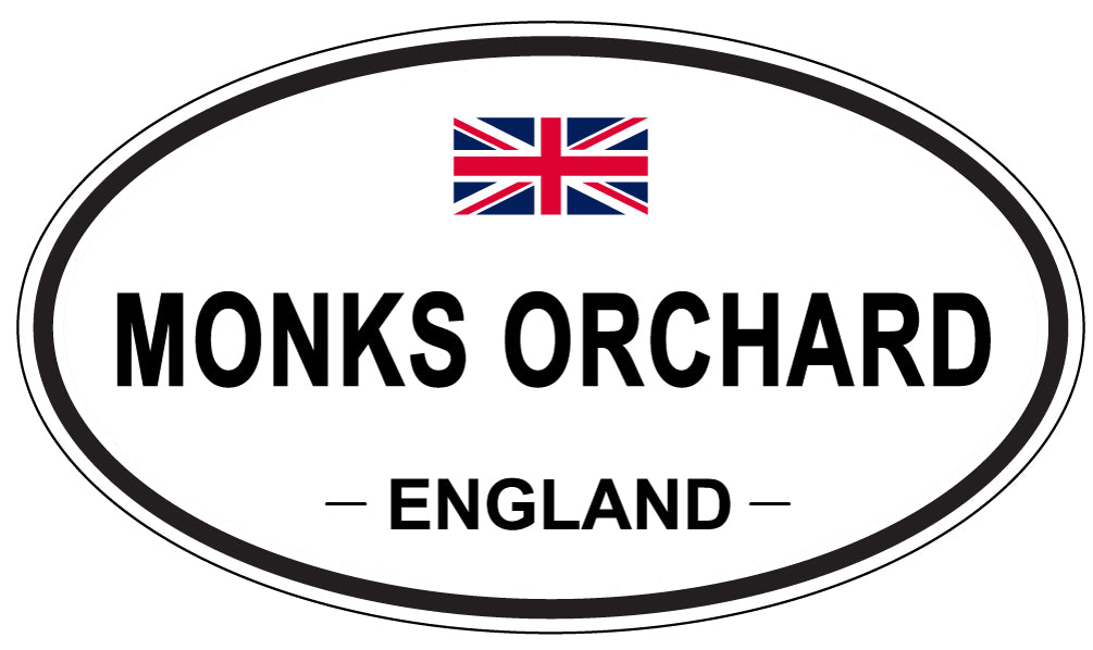 MONKS ORCHARD, England - Oval Magnet