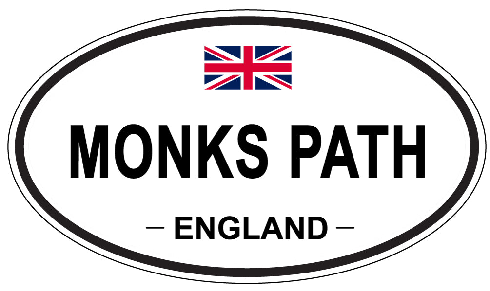 MONKS PATH, England - Oval Magnet