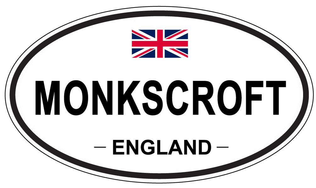 MONKSCROFT, England - Oval Magnet