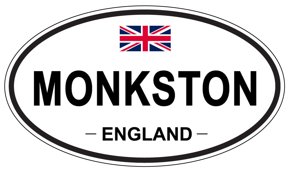 MONKSTON, England - Oval Magnet