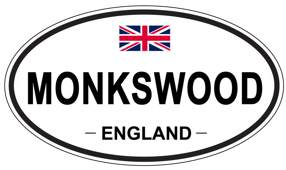 MONKSWOOD, England - Oval Magnet
